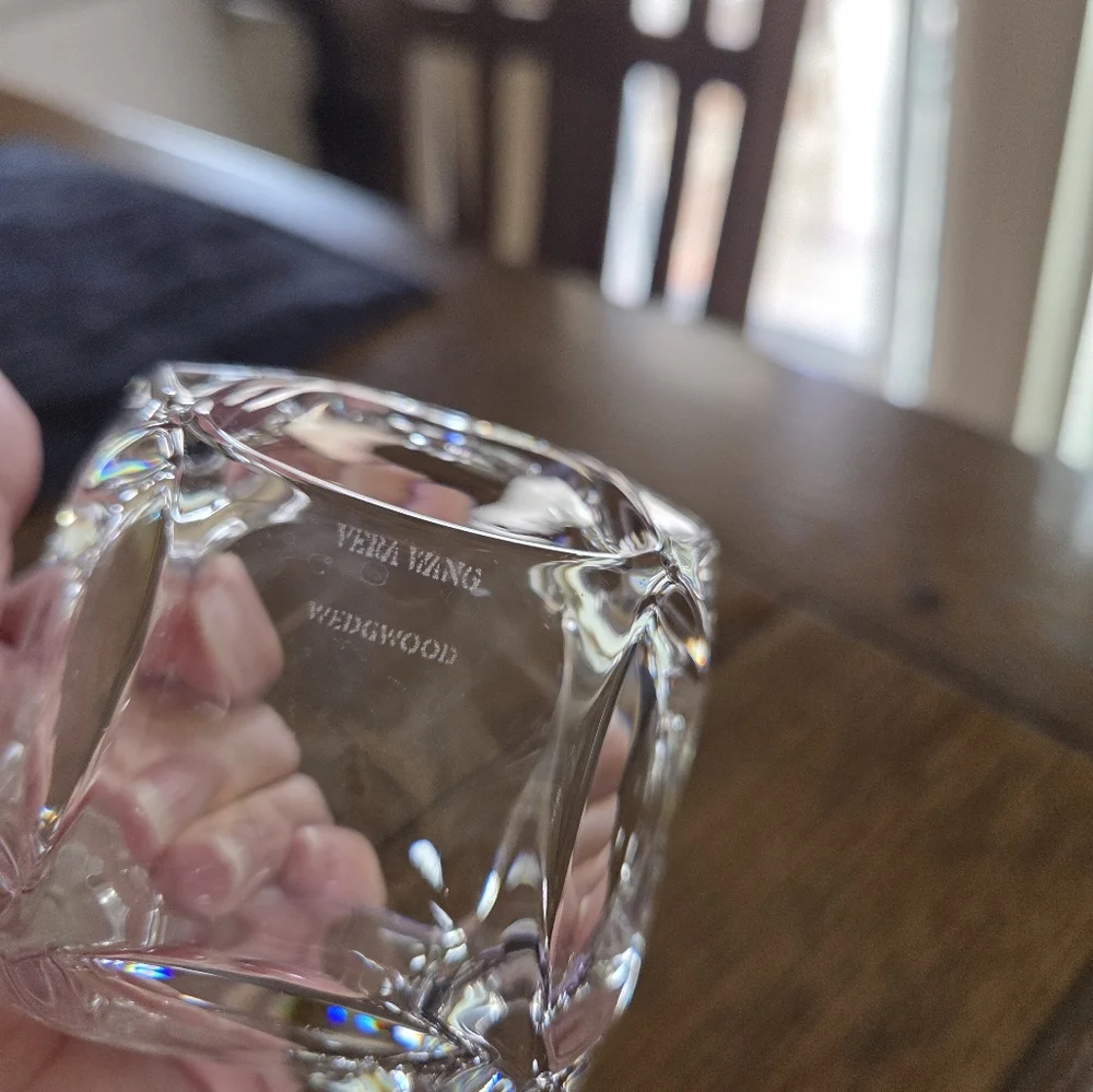 Vera Wang Wedgewood Crystal Votive Holder (1) Made In Germany
